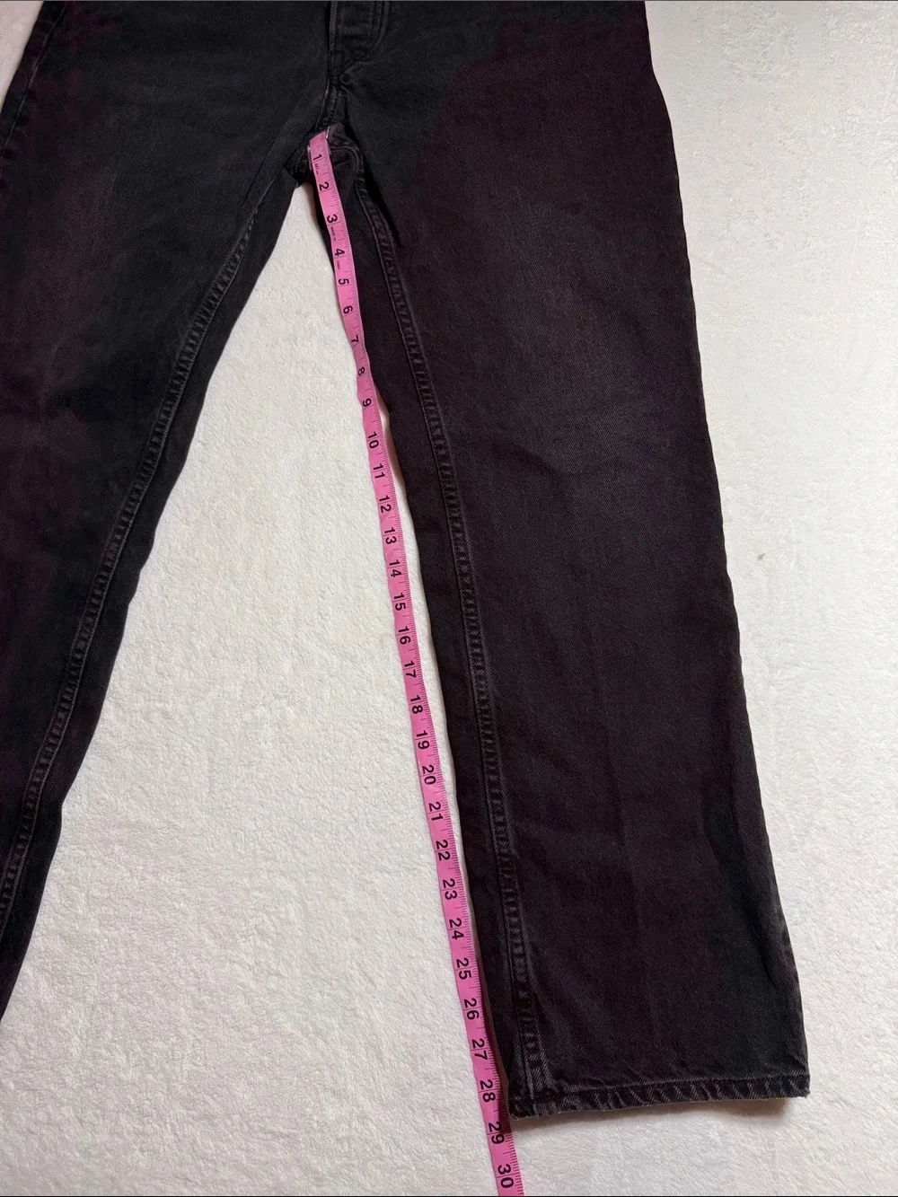 Zara Black Straight-Leg Jeans - Picture 3 of 6